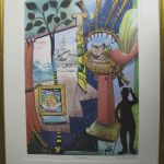 LITOGRAPH IN COLORS (F), Jeanette Karsten (f. 1967), "Friendship", EA, 59x43,